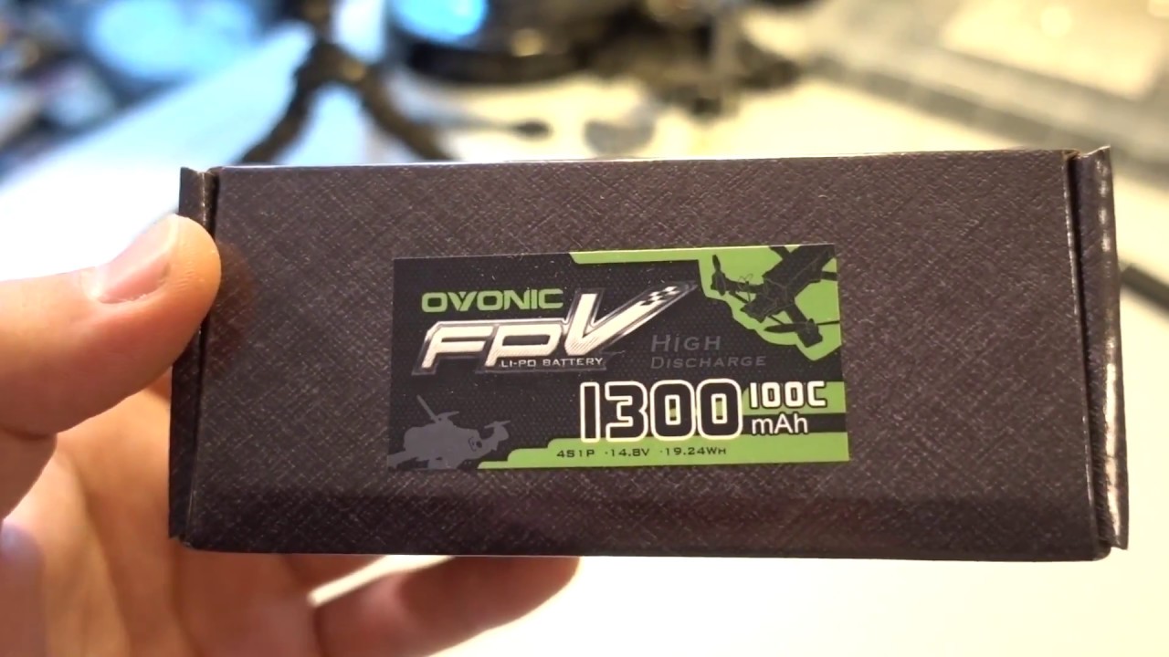 Ovonic 100C High-Discharge LiPo Battery for FPV - Test Flight by Ed Ricker