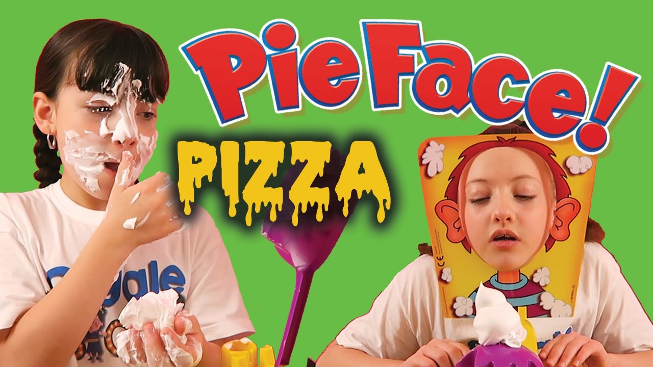 Pie Face Game GROSS FOOD toys and me challenge Animal Jam
