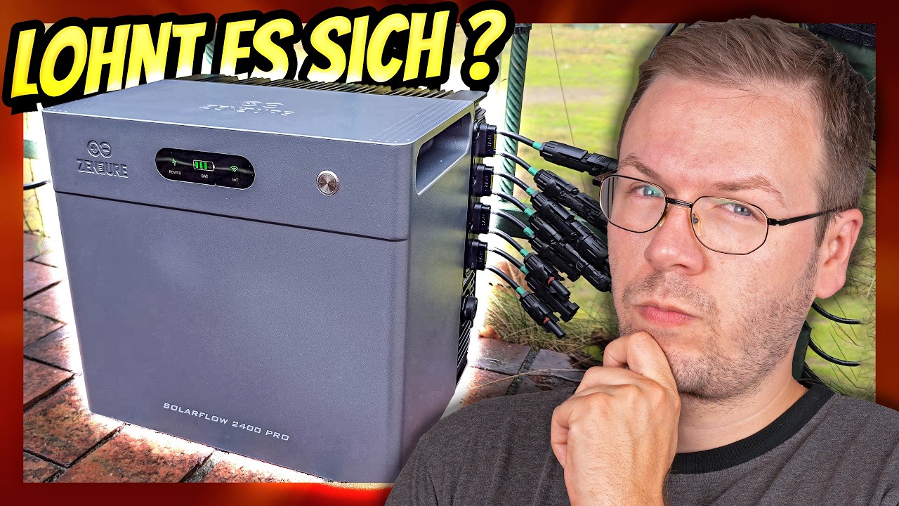 Balkonkraftwerk am Limit? Zendure SolarFlow 2400 Pro