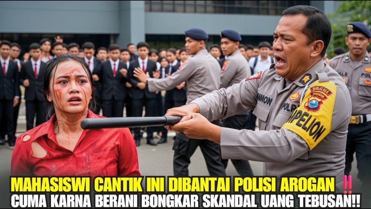 VIRAL‼️ MAHASISWI INI DIHANTAM POLISI AROGAN SAAT DEMO UANG TEBUSAN‼️ ENDINGNYA MENGEJUTKAN!
