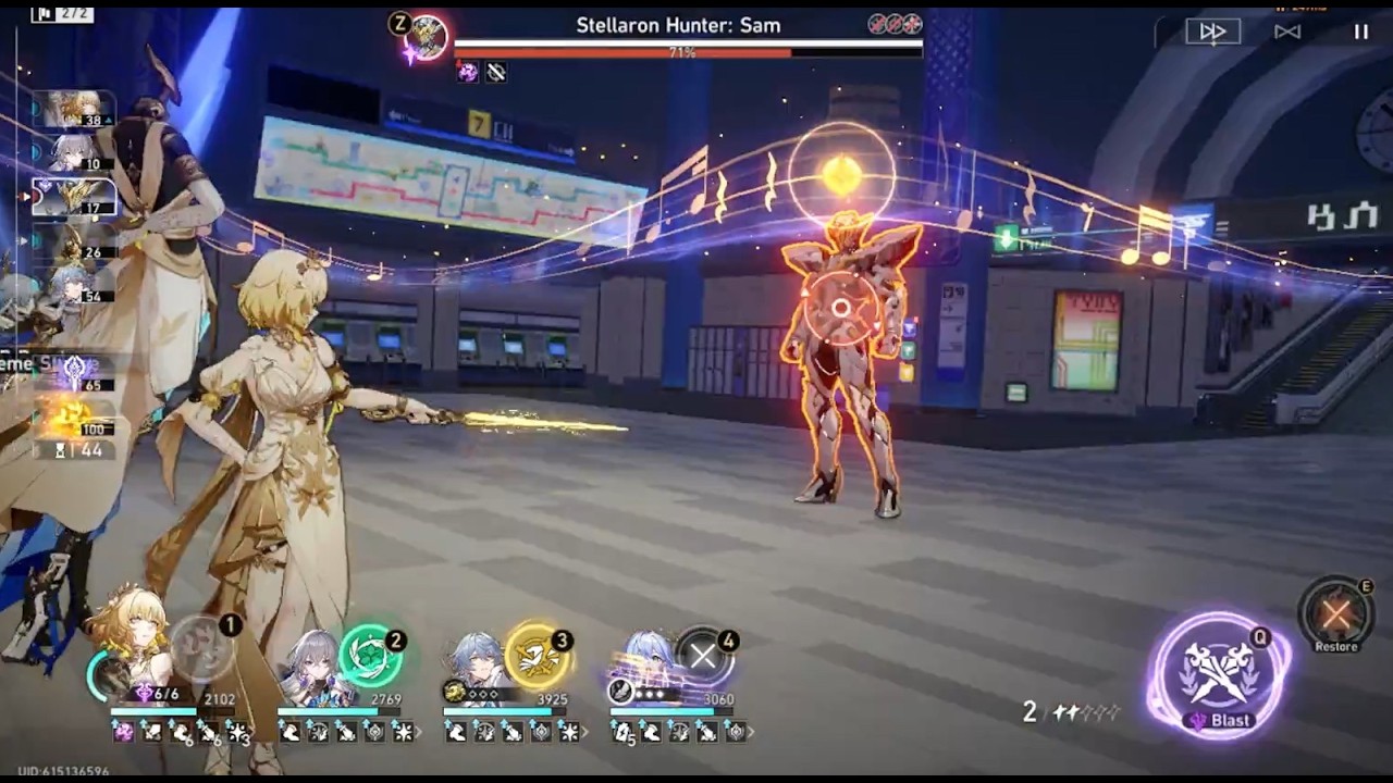 E1S1 Aglaea x Bronya vs 11M HP SAM - 0 Cycle Clear (Memory of Chaos 4.4/4.5 Side 1)
