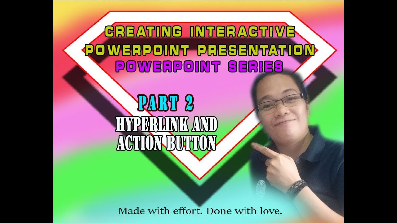 How to apply hyperlink and use action button in PowerPoint - Tagalog Tutorial