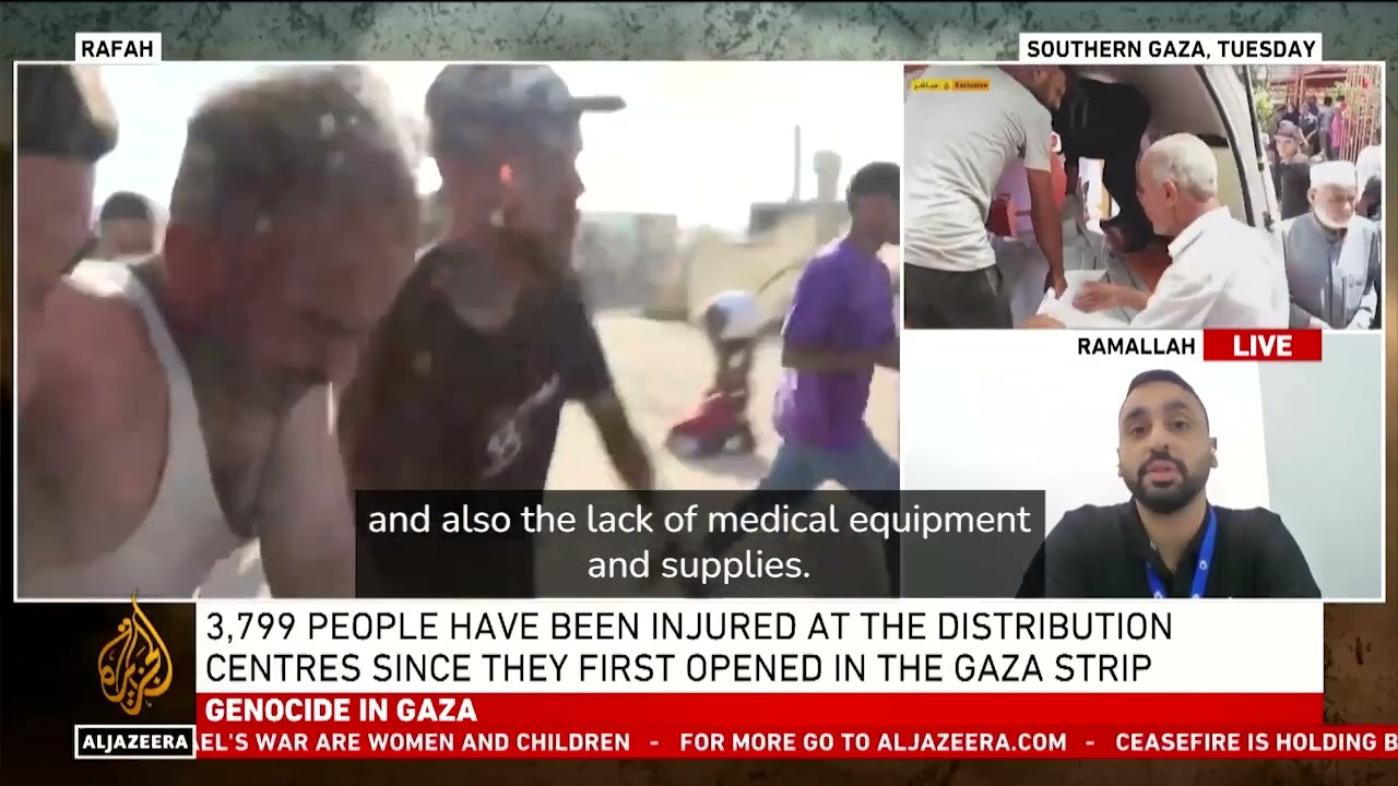 Zaid Am-Ali, Senior Advocacy Officer for Humanity & Inclusion, talks to Al Jazeera about Gaza
