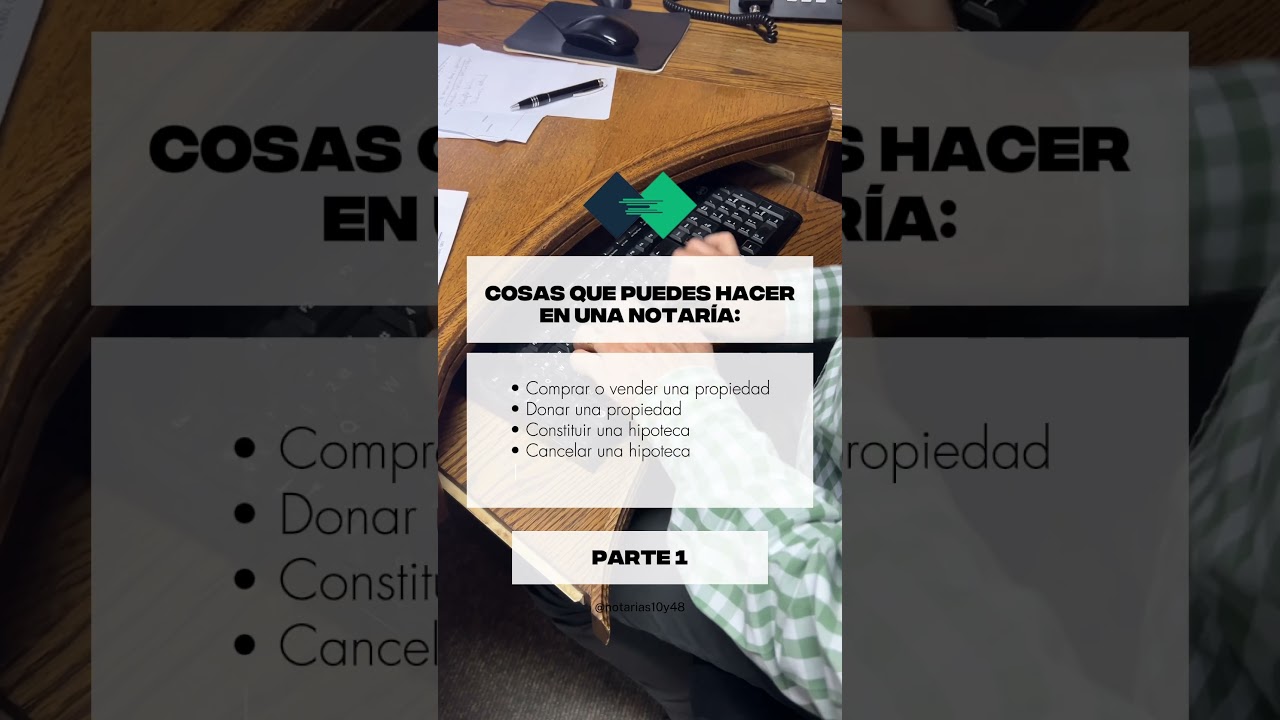 Cosas que puedes hacer en una Notar&iacute;a. Parte 1. #notario #notarios #notarias10y48 #quer&eacute;taro #centro