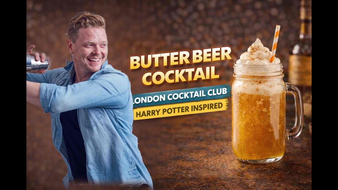 Butter Beer Cocktail | The London Cocktail Club Take on a Harry Potter Classic