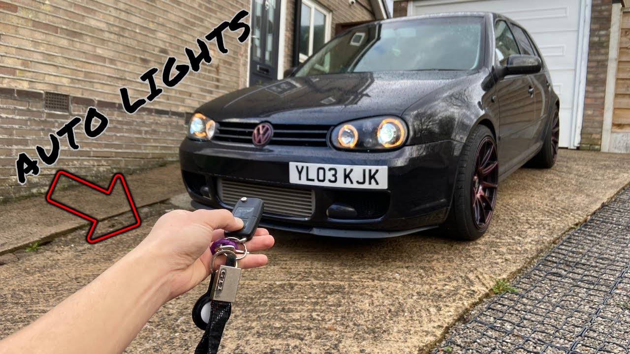 AUTO LIGHTS INSTALL ON VW GOLF MK4 GTI