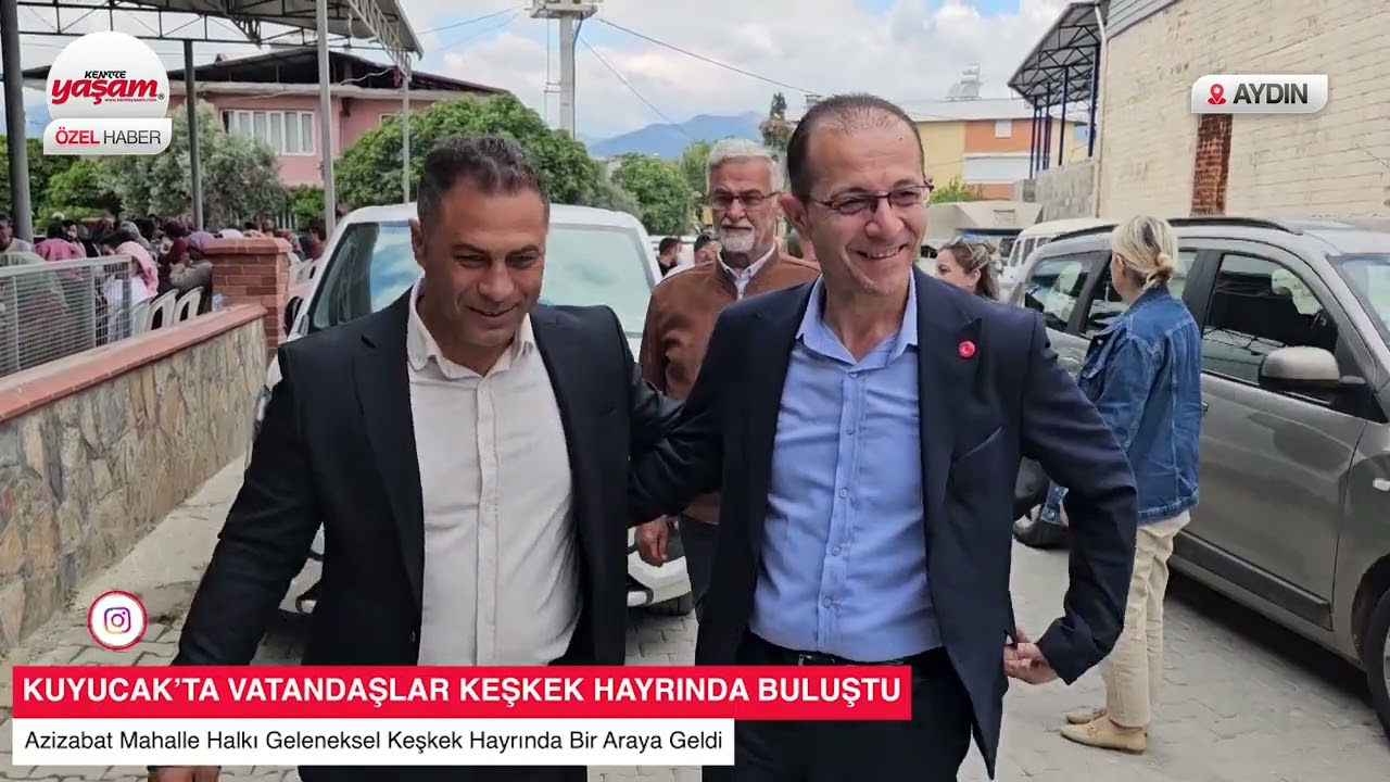KUYUCAK'TA VATANDAŞLAR KEŞKEK HAYRINDA BULUŞTU