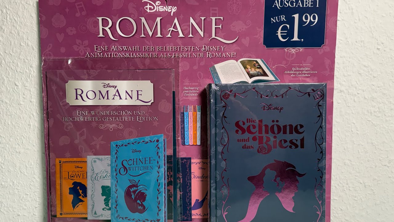 NEUE Disney Romane Die Schöne und das Biest Ausgabe 1