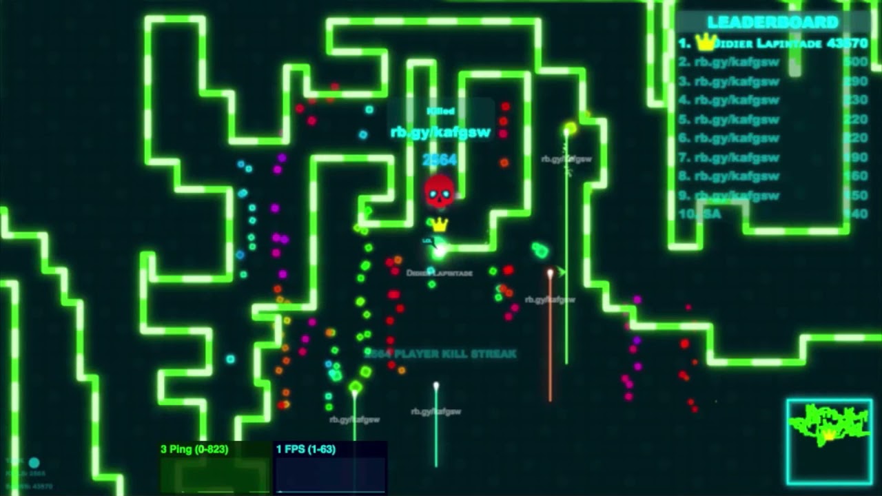[EN][Powerline] HAVE FUN WITH BOTS - FOOD EVERYWHERE !!! (69K 5K+ kills)
