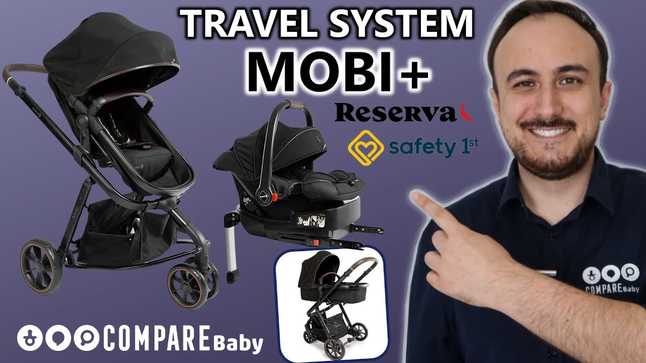 Travel System Mobi+ RESERVA Edição Especial | ✅ Assento Moisés e Base ISOFIX