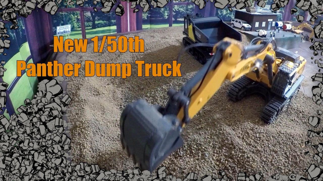 New 1/50th scale panther Dump track truck joins the crew.