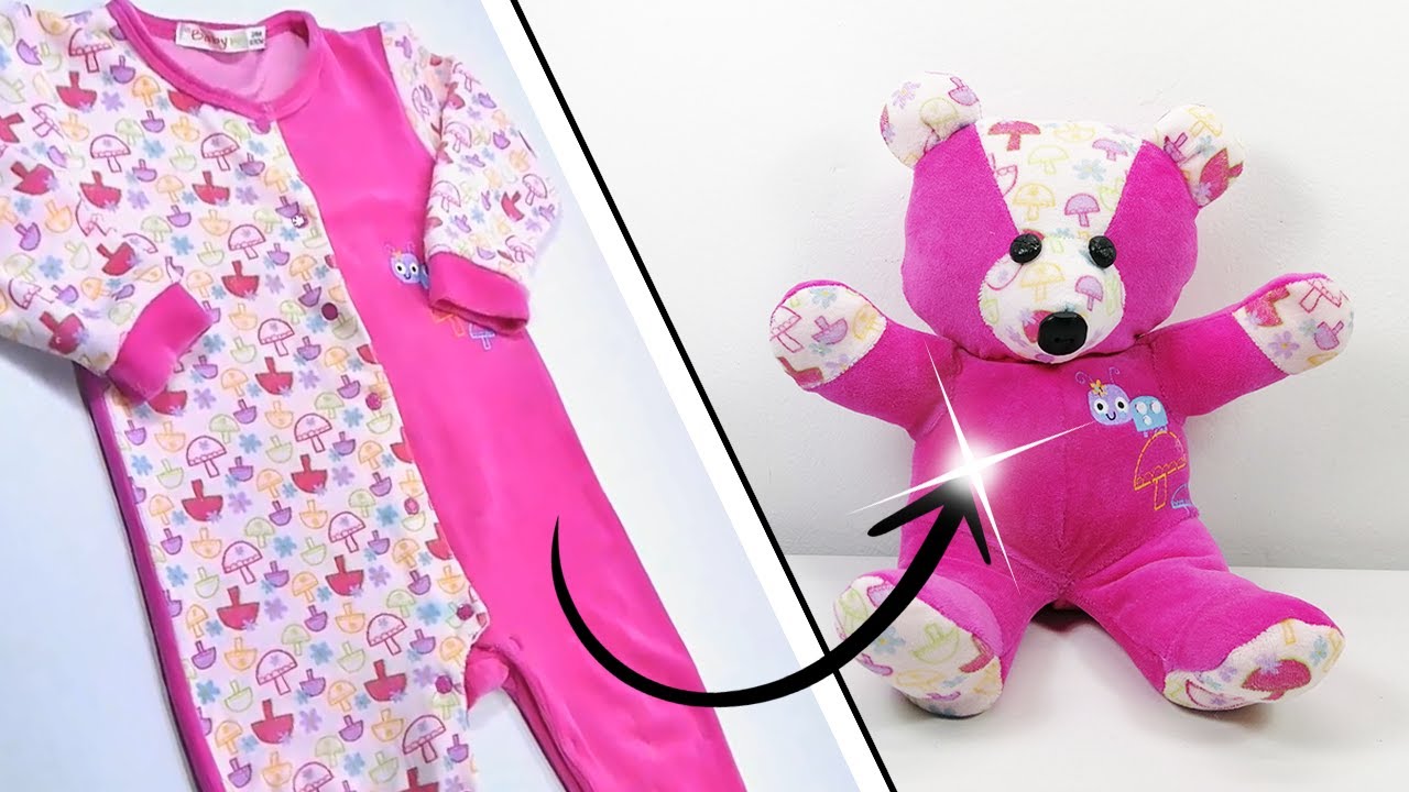 How to make a teddy bear? (Recycled) - Ecobrisa DIY