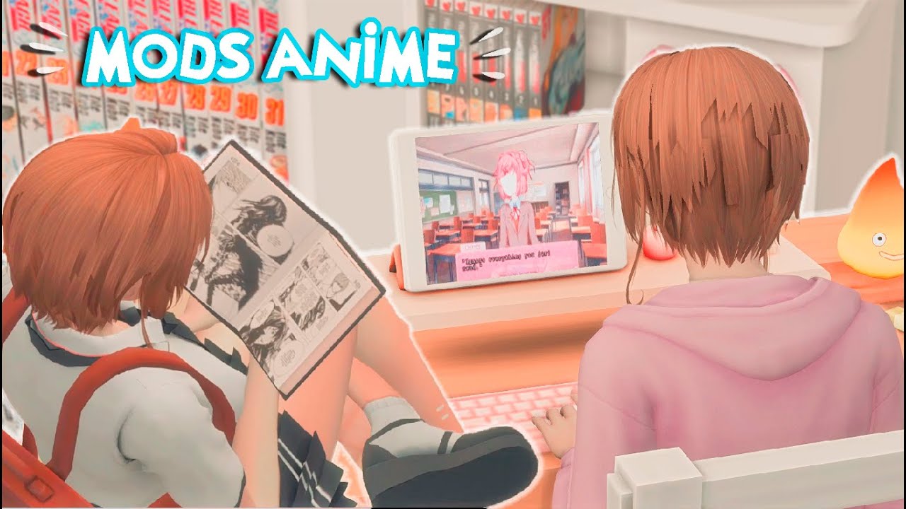 Los sims 4 ANIME MODS 🌸​ 11 mods para tus sims más OTAKUS!!