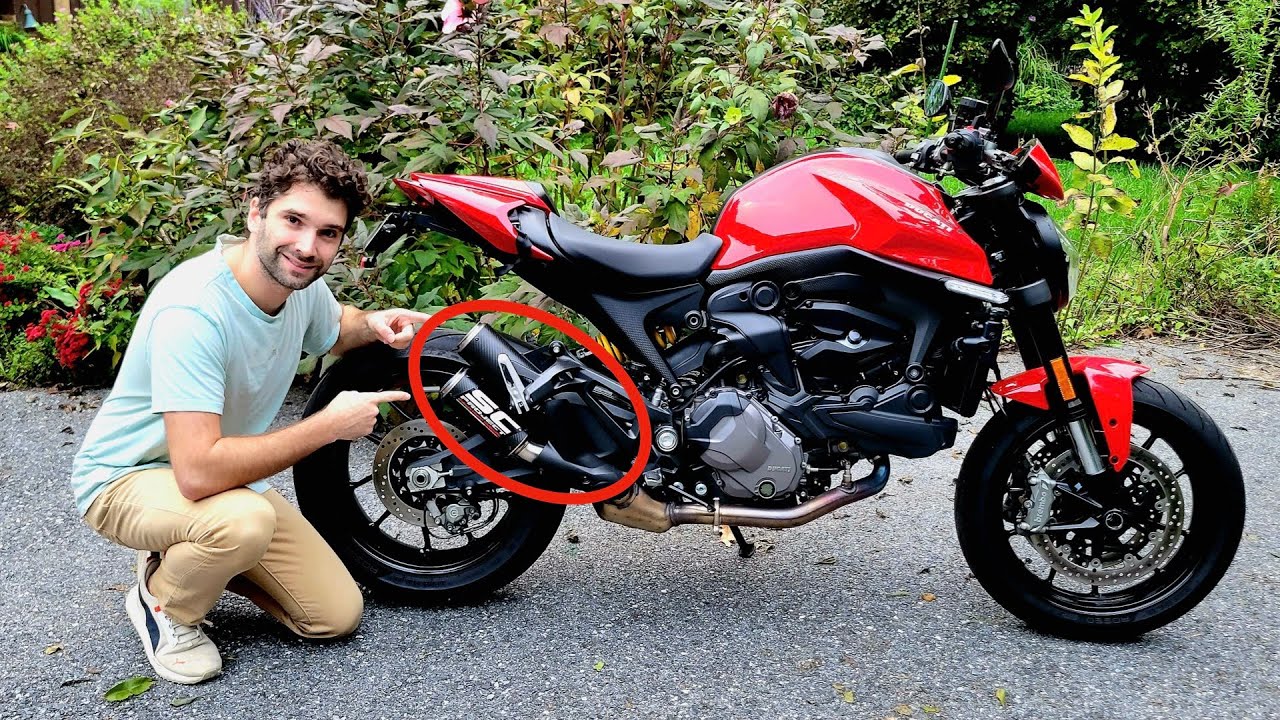 How to Install a Motorcycle Slip On Exhaust - SC Project CR-T
