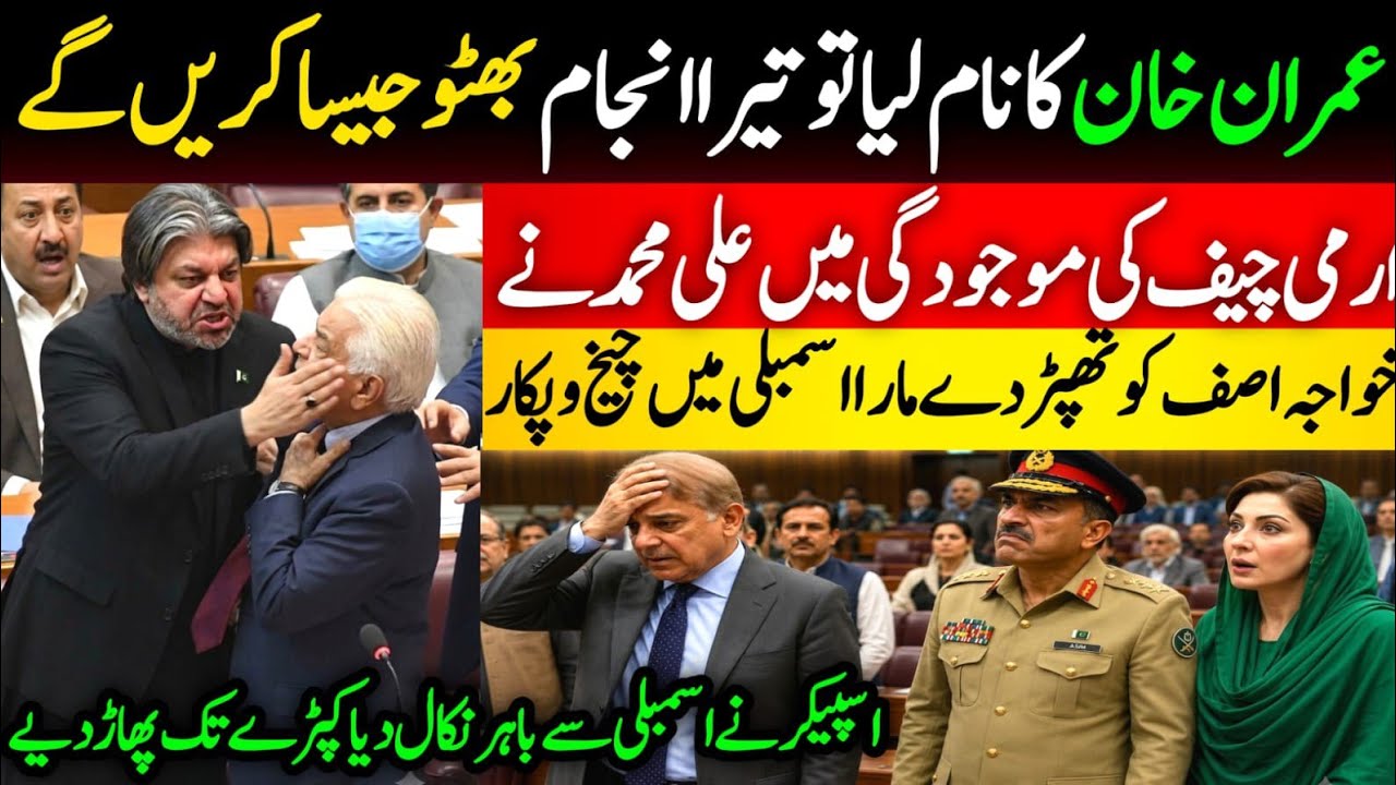 Assembly Mein Shadeed Takarar | Ali Muhammad Khan vs Khawaja Asif