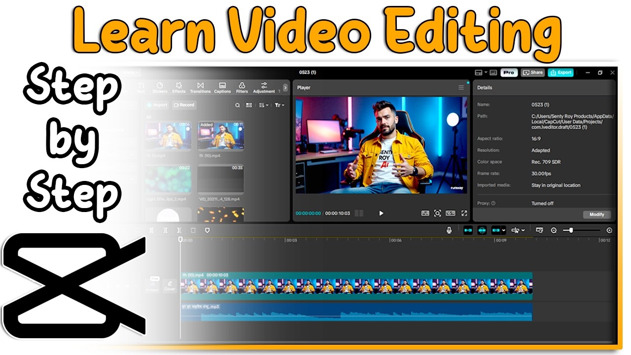Video Editing Complete Tutorial in Hindi | CapCut Full Course Step by Step (2025)