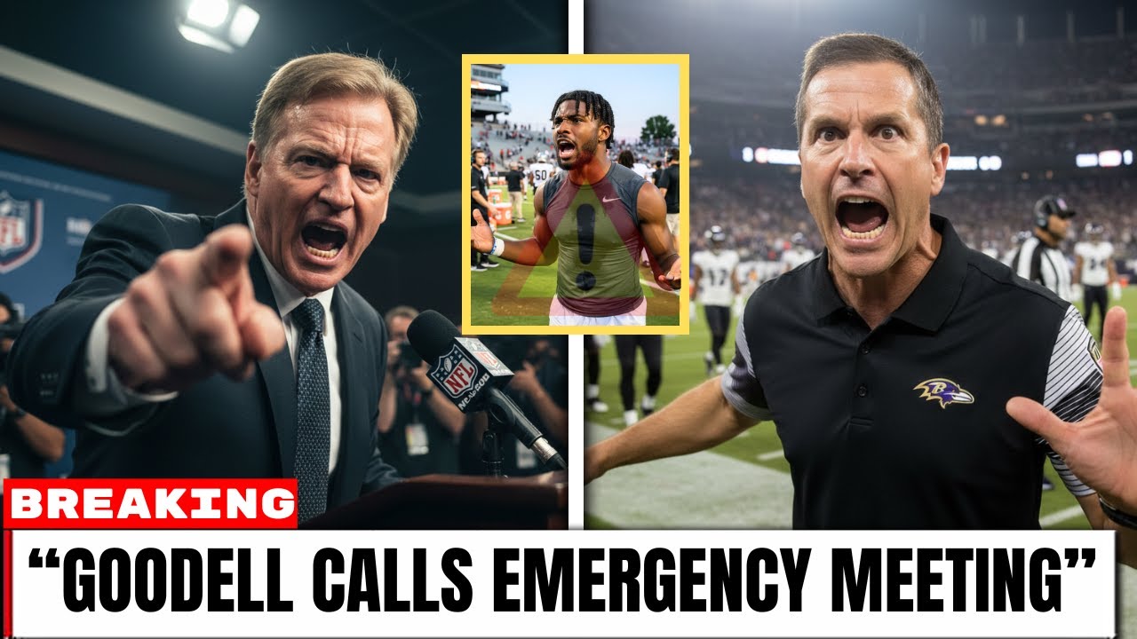 &ldquo;THIS IS BANNED?&rdquo; Goodell Calls EMERGENCY Meeting Over Shedeur & Harbaugh
