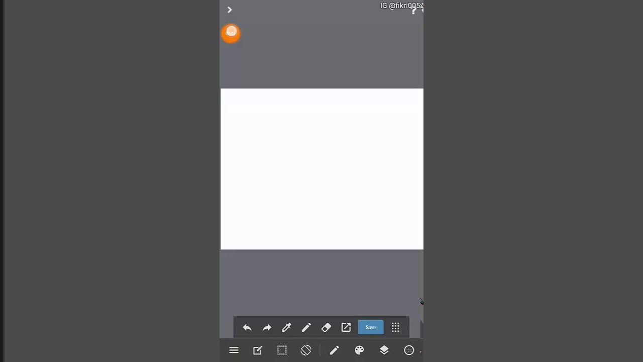 Menggambar mata di medibang paint