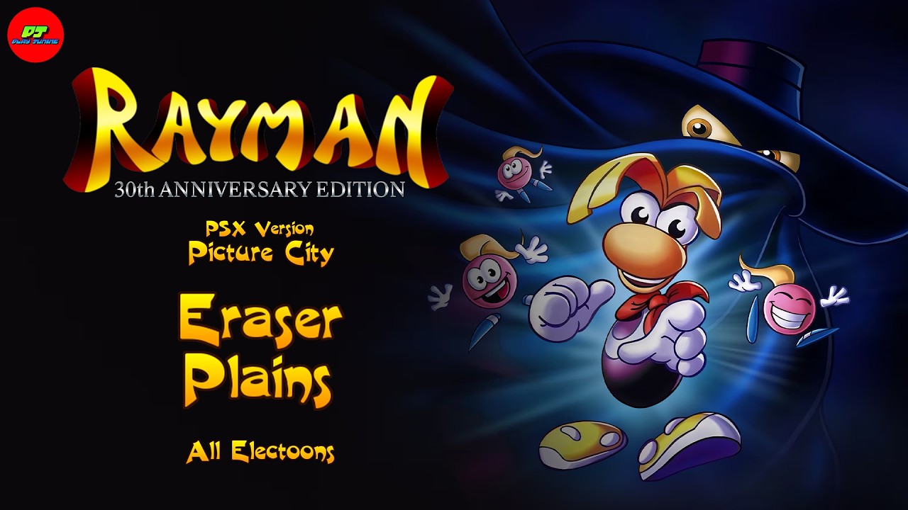 Rayman 30th Anniversary: Part 16 - Eraser Plains (All Electoons Cages)