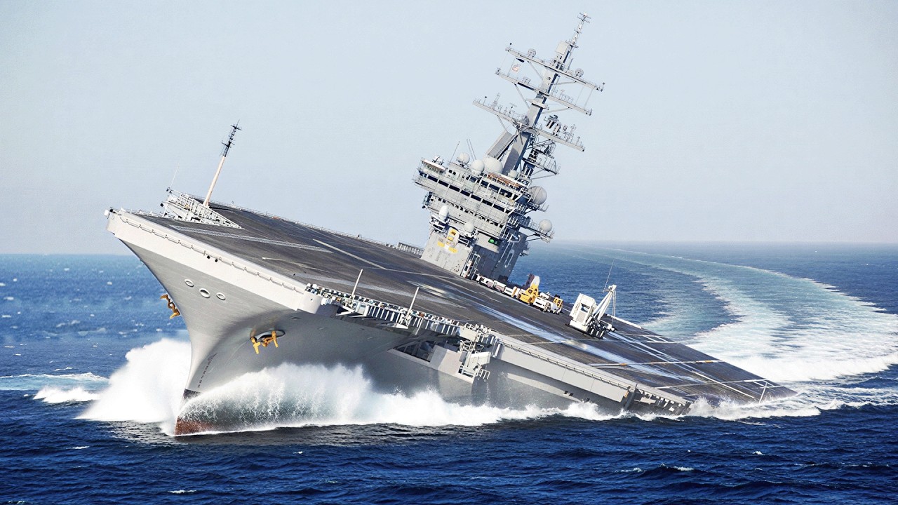 $13B New USS John F. Kennedy (CVN-79) Pushes Maneuvering Limits in Sea Trials