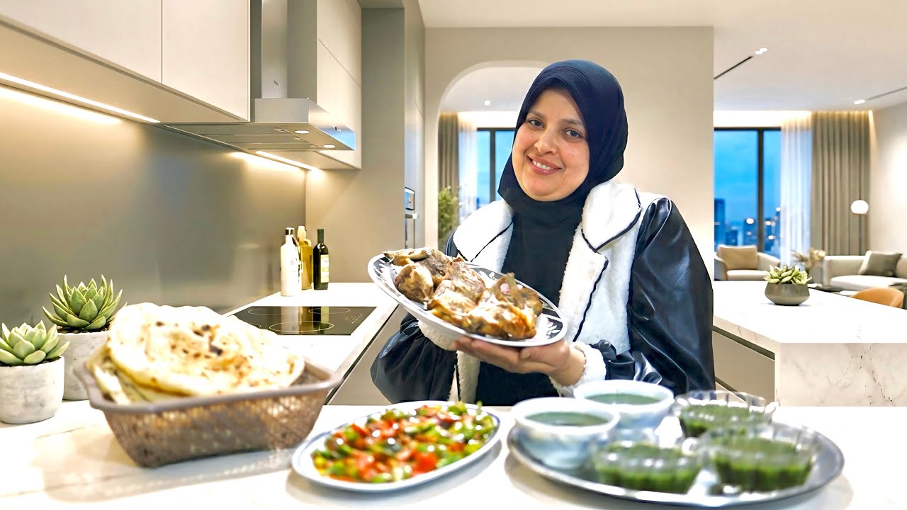طريقه عمل الملوخيه ب الأرانب ❤️- بس عيالي مرضوش ياكلو منها 😱!!