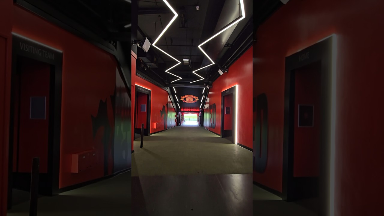 New Old Trafford Tunnel 🤩🏟️