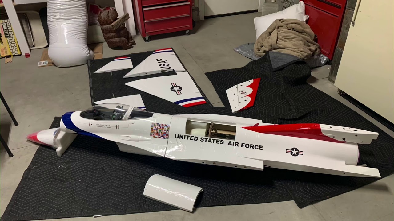 TopRcModel 1/6 F-16 Thunderbird build