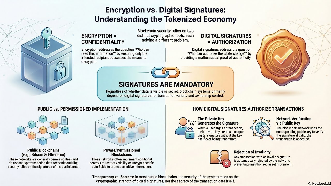 Encryption vs. Digital Signatures 