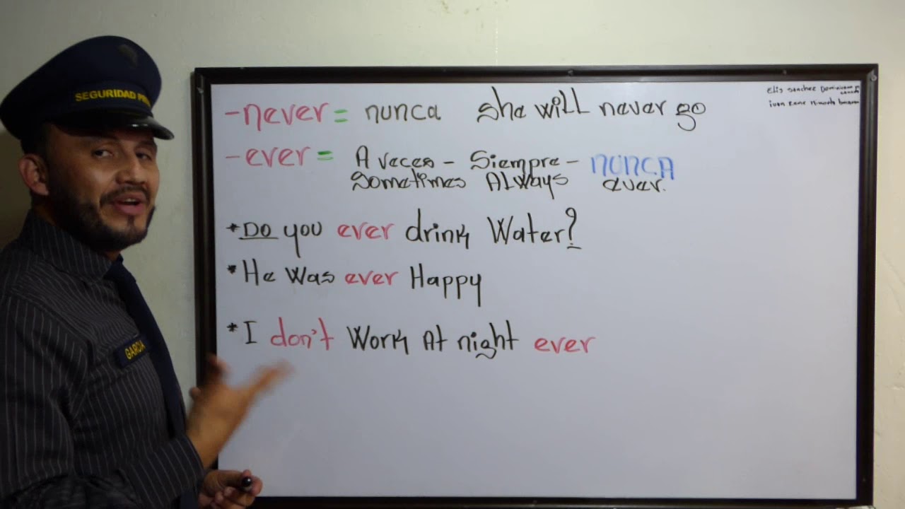 Cuando ever significa nunca.