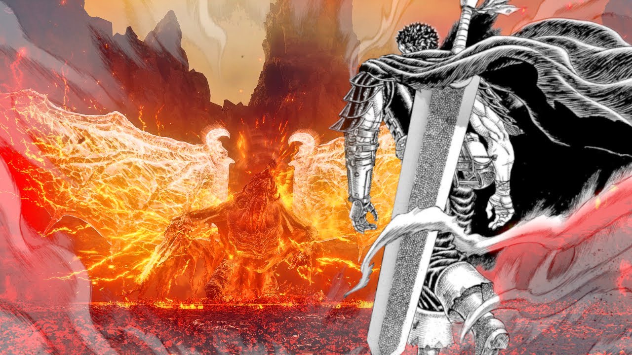 Guts vs Bayle the Dread - No HUD no Damage| Elden Ring Shadow of the Erdtree