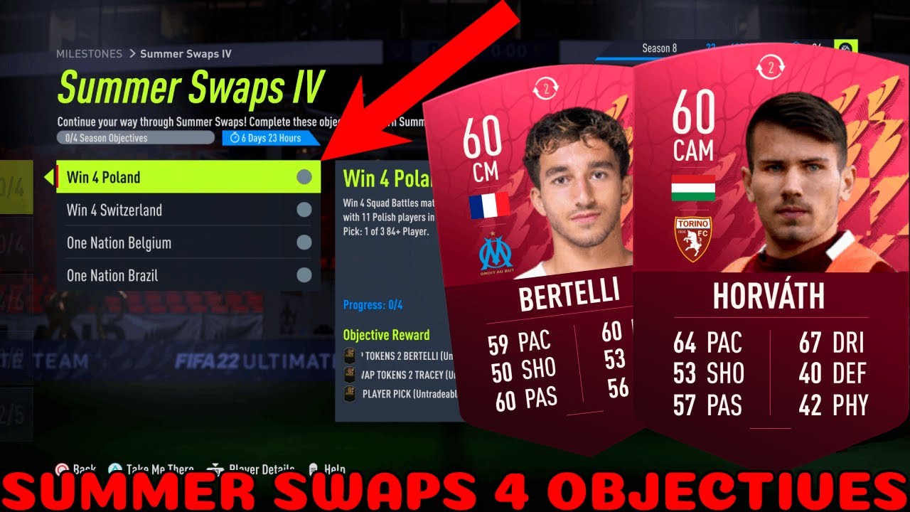 HOW TO COMPLETE SUMMER SWAPS 4 OBJECTIVES FAST! - Summer Swaps IV Milestones - FIFA 22 Ultimate Team