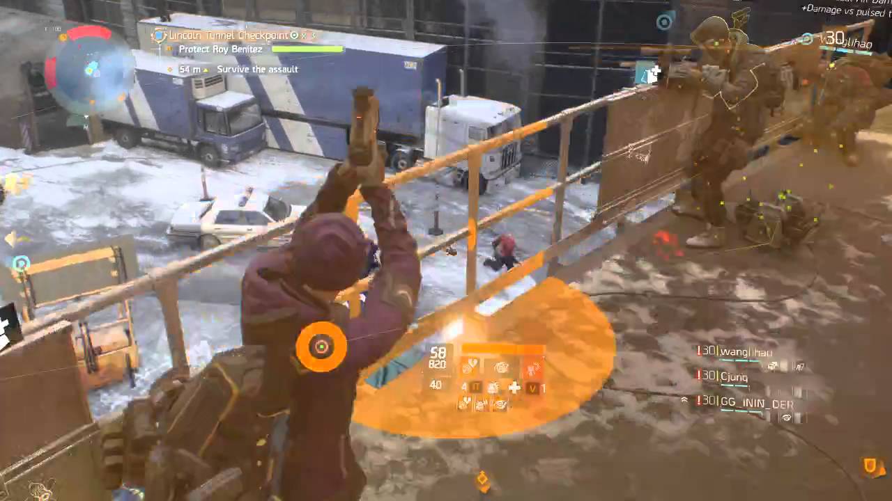 The Division:  Lincoln Tunnel Checkpoint - Challenging
