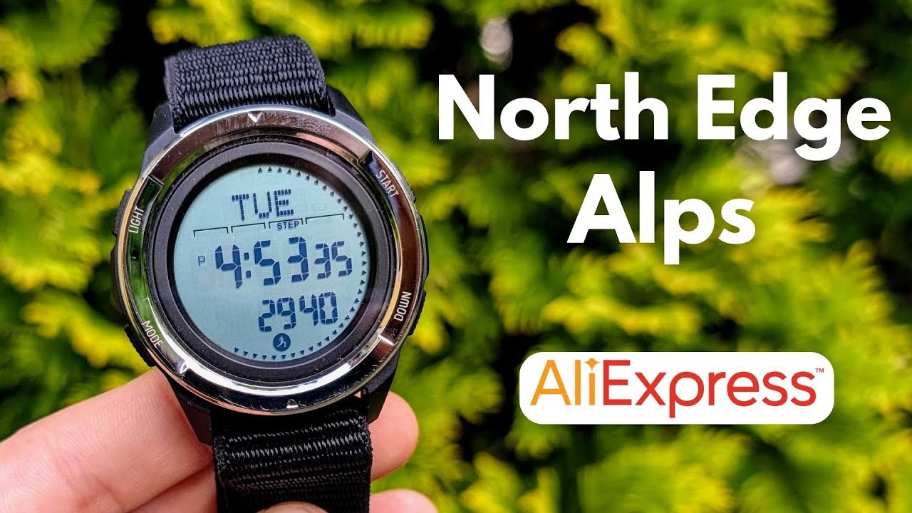 North Edge Alps - StepCounter Watch REVIEW & TEST  ( Sanda 2197 )