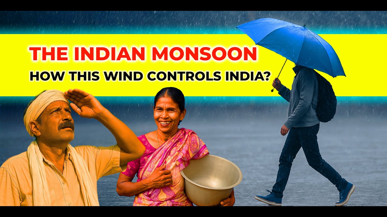 Monsoon Mechanism & Branches Explained Visually with Maps #geography #map
