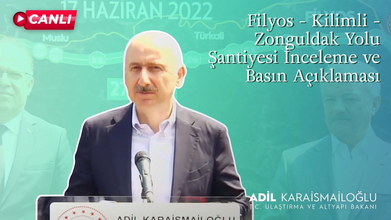 #Canlı | Filyos - Kilimli - Zonguldak Yolu Şantiyesi İnceleme ve Basın Açıklaması | Zonguldak