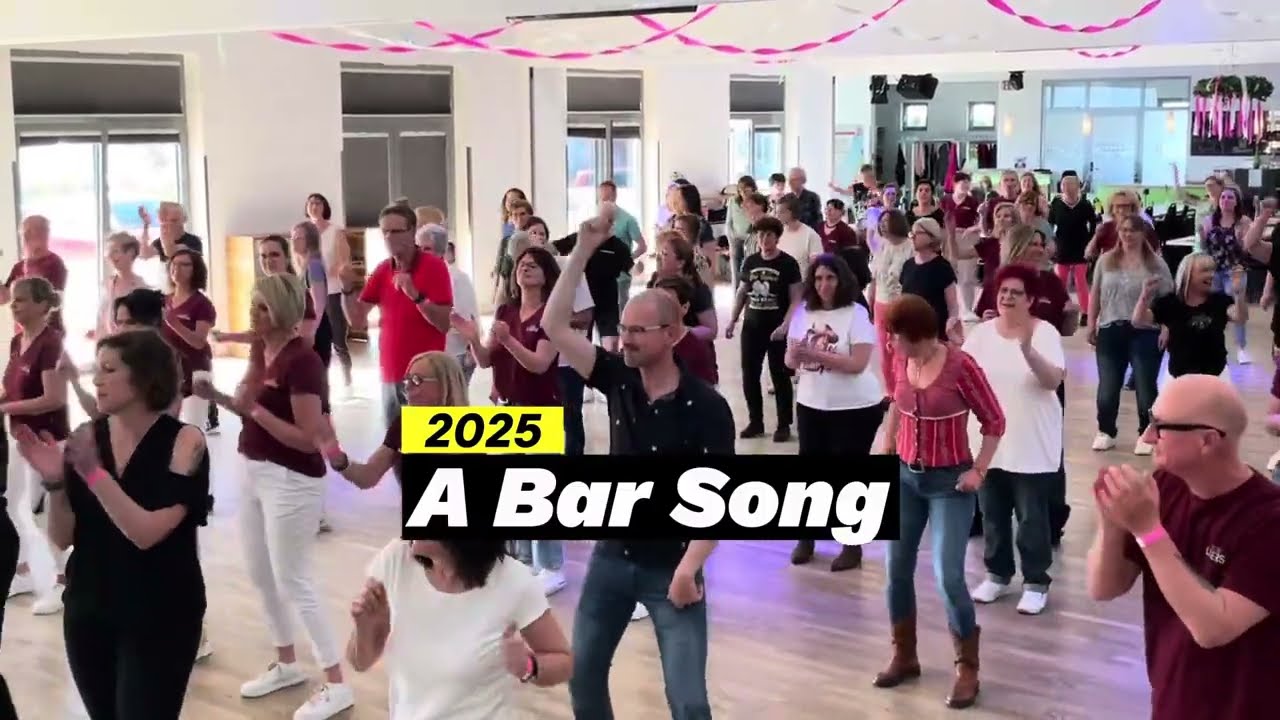 International Linedance Flashmob 2025 - A Bar Song