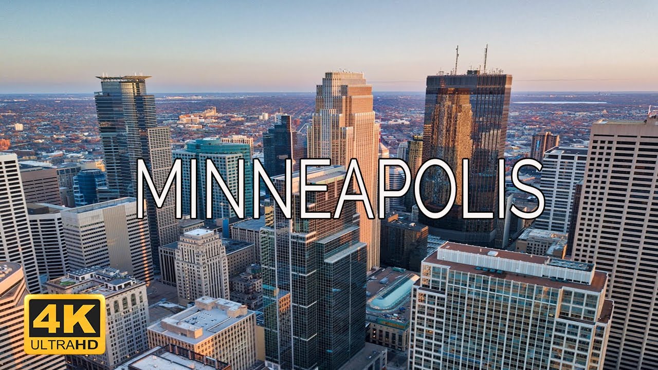 Minneapolis, Minnesota, USA 🇺🇸 | 4K Drone Footage
