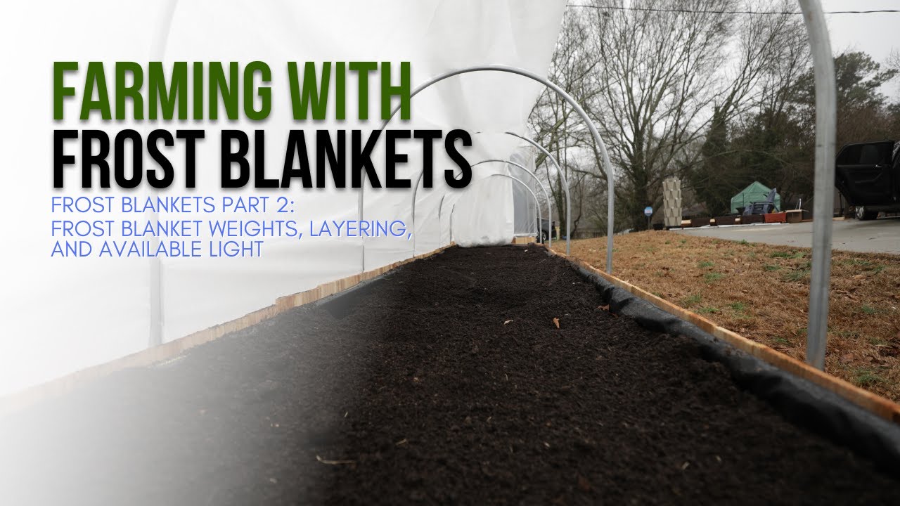 Frost Blankets Weights, Layering, and Light Availability