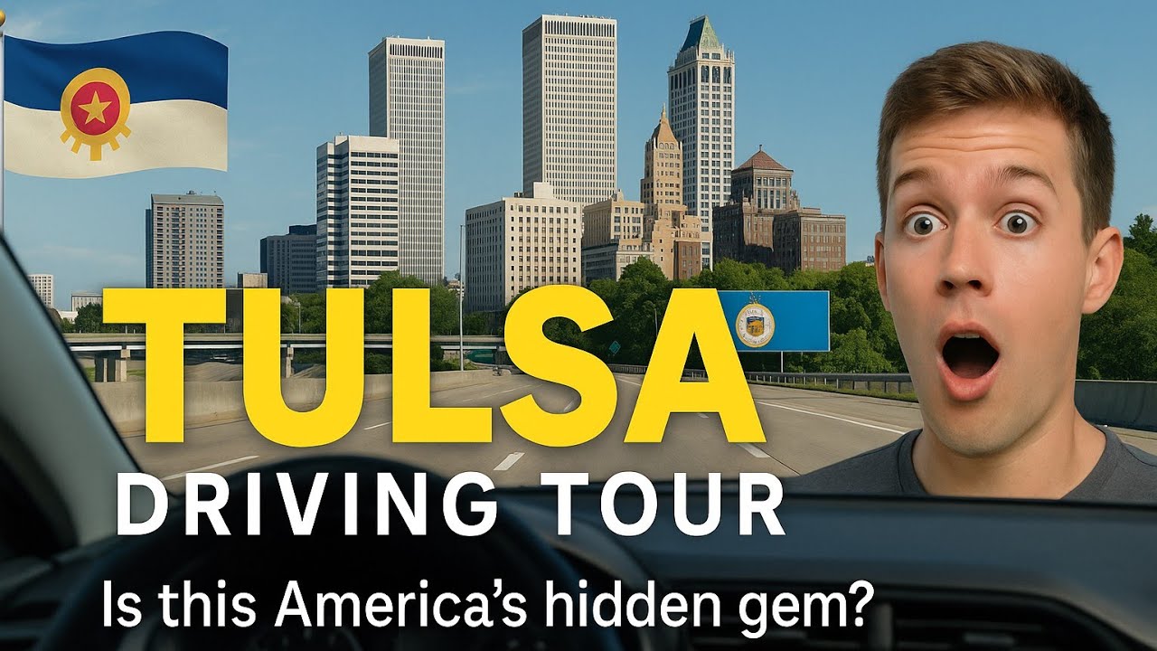 Tulsa Oklahoma 4K UHD Downtown Driving Tour | Explore Tulsa’s City Core