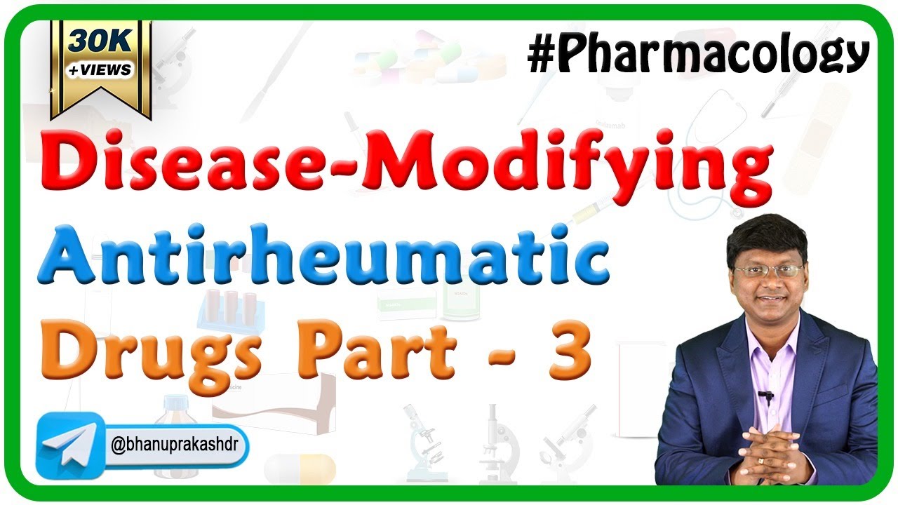 Disease-modifying antirheumatic drugs (DMARDs) Part 3 || Pharmacology