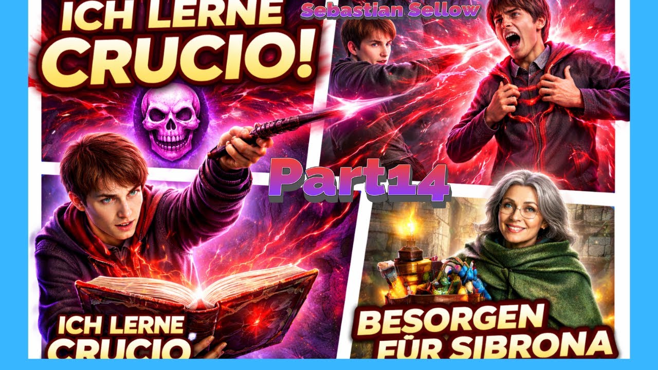 😱💥 Sebastian wirkt CRUCIO! Ich lerne den Fluch 🪄 &  Mission für Sirona 🐾 | Hogwarts Legacy Part14