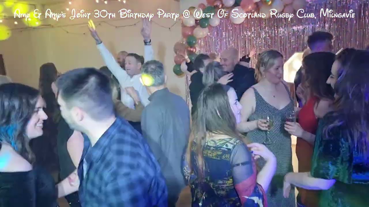 Amy & Amy's Joint 30th Birthday Party @ West Of Scotland Rugby Club, Milngavie
