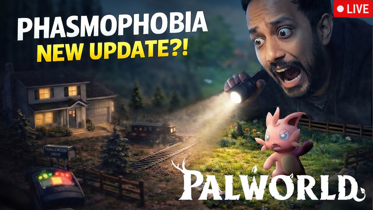 🔴LIVE | PHASMOPHOBIA NEW UPDATE?!! 👻🚨 | 🏝️ Revisiting PALWORLD… Did This Game Change? 👀