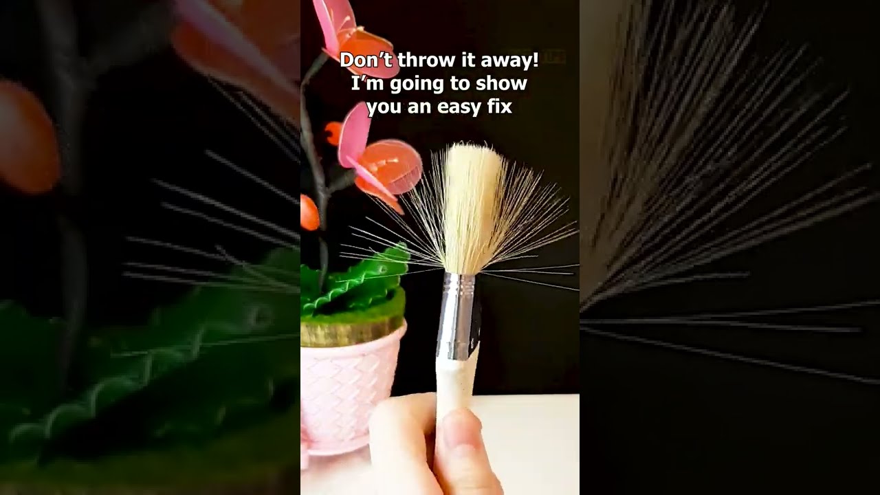 Paint brush easy fix #shorts