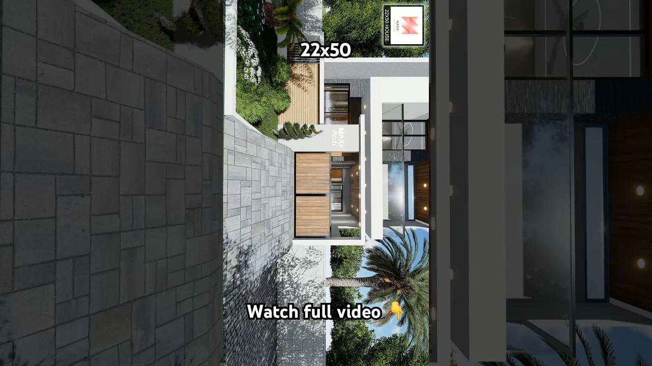 22x50 Duplex House design |3d elevation |22x50 House plan 