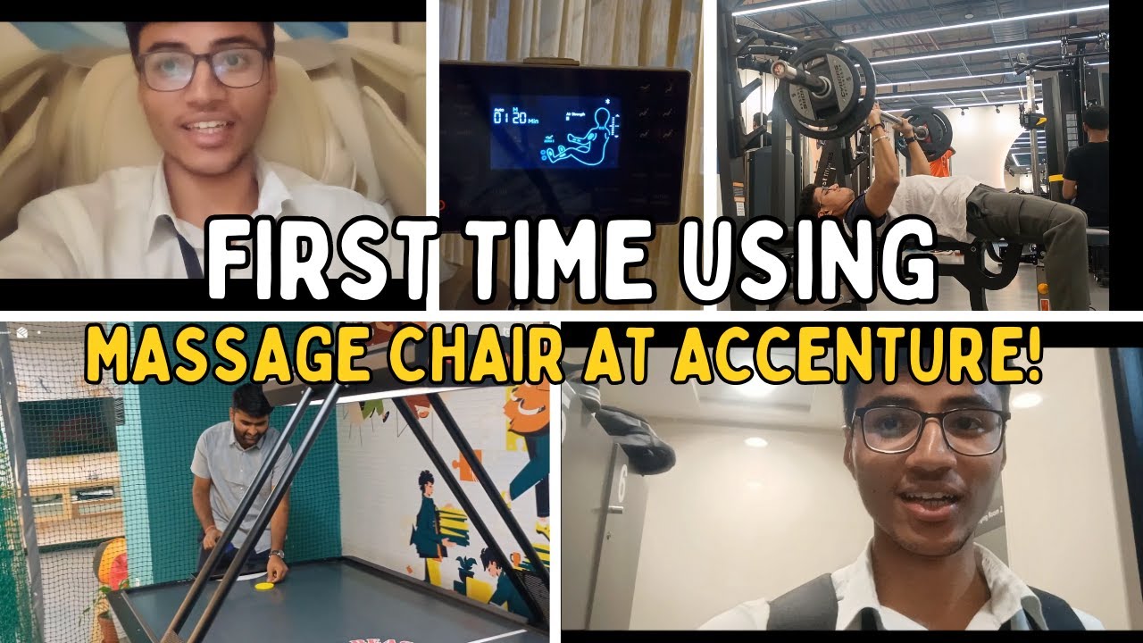 Massage Chair Facility at @Accenture !