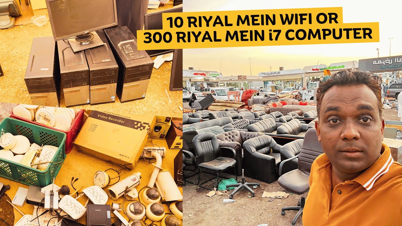 Sirf 10 Riyal Mein Wi-Fi & 300 Riyal Mein i7 Computer Madinah Haraj Market Mein