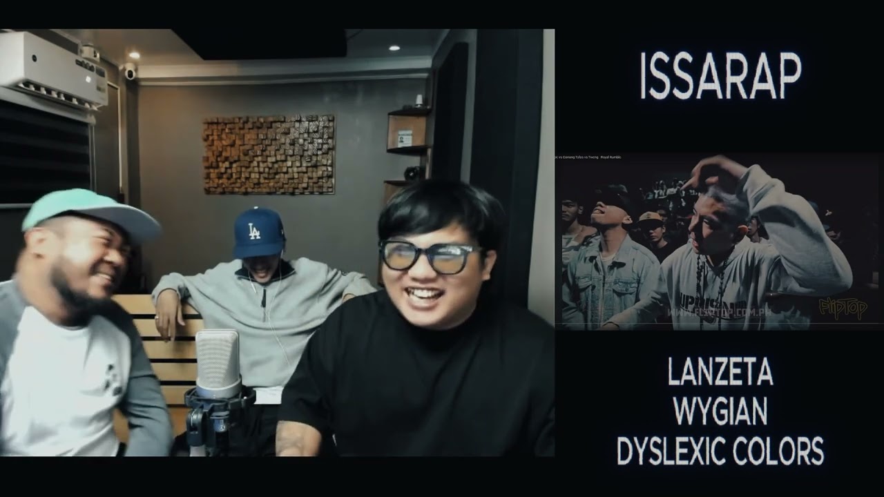 LANZETA/WYGIAN/DYSLEXIC | ISSA RAP EP 22 | FLIPTOP | GORIONG TALAS VS APOC VS BATAS VS BLKD VS TWENG