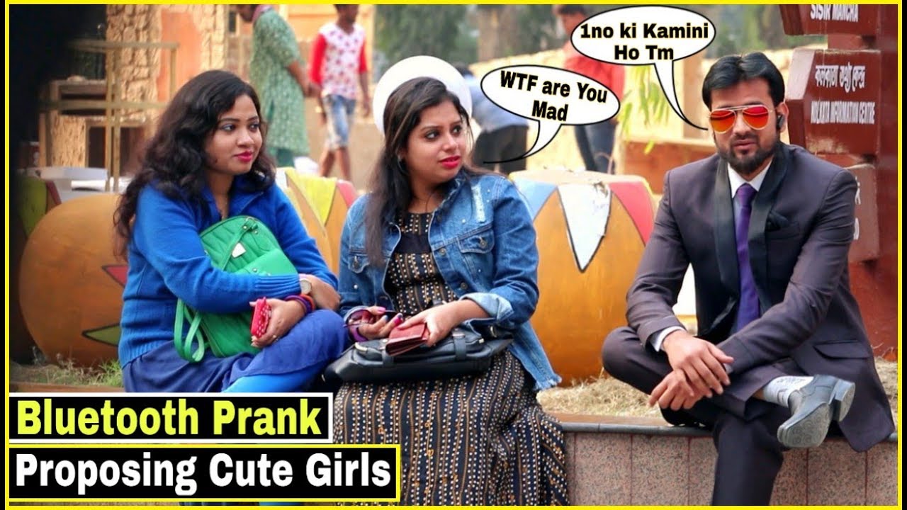 Bluetooth Prank - Proposing Cute Girl's #4 - Epic Reactions - Pranks In India 2019| By TCI