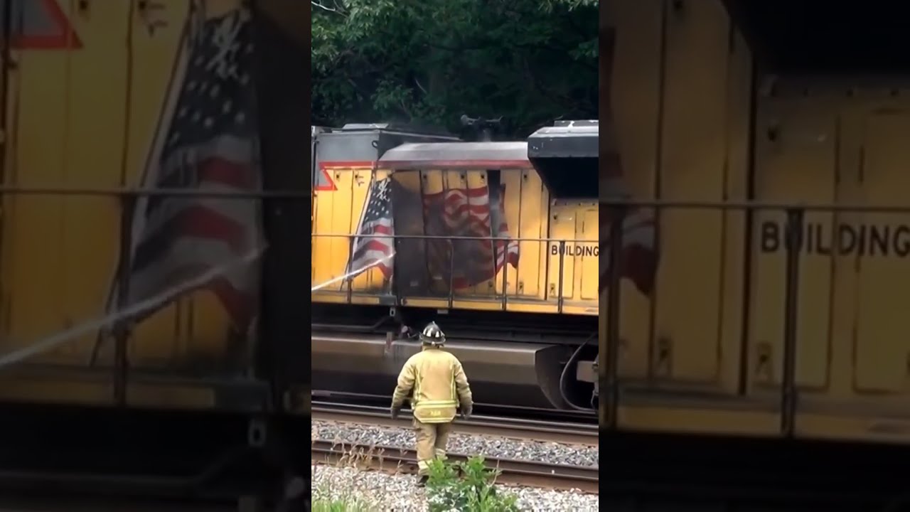 US Military Train Fire After Explosion